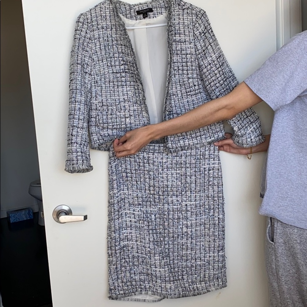 ann taylor suit top
